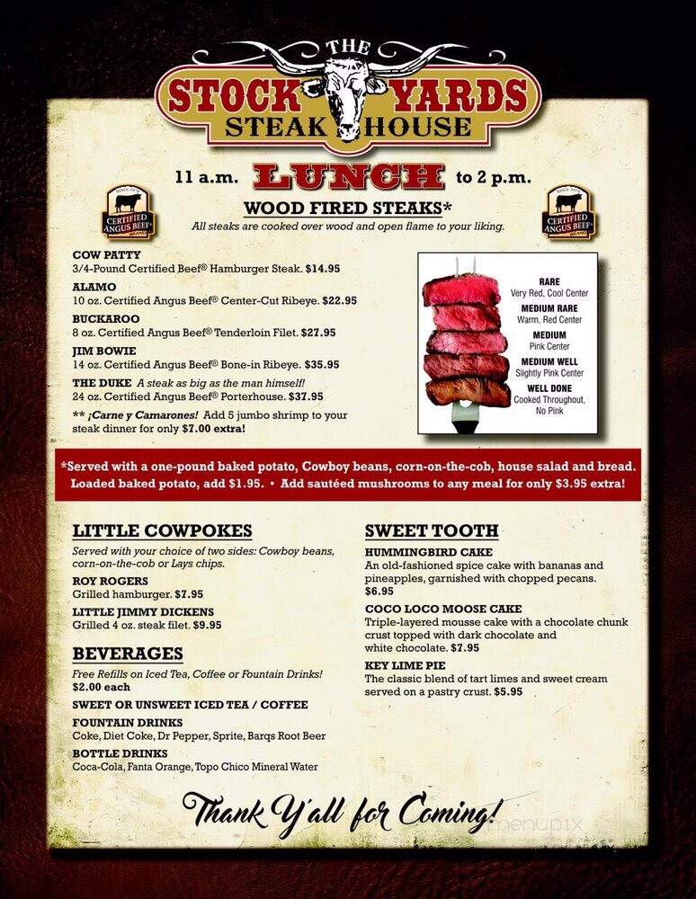 The Stockyards Steakhouse - Gladewater, TX