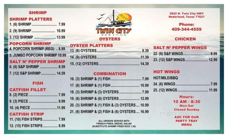 Twin City Seafood - Nederland, TX