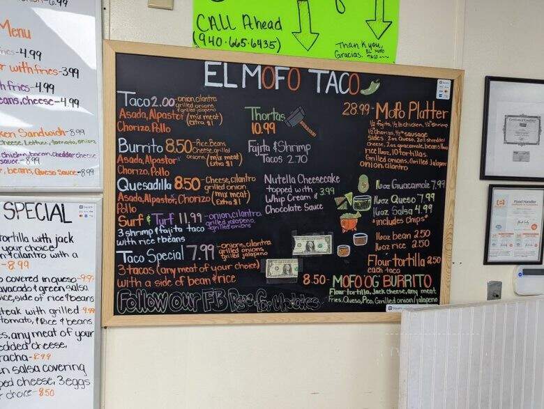 El Mofo Taco - Oakridge, TX