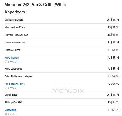 242 Pub & Grill - Willis, TX