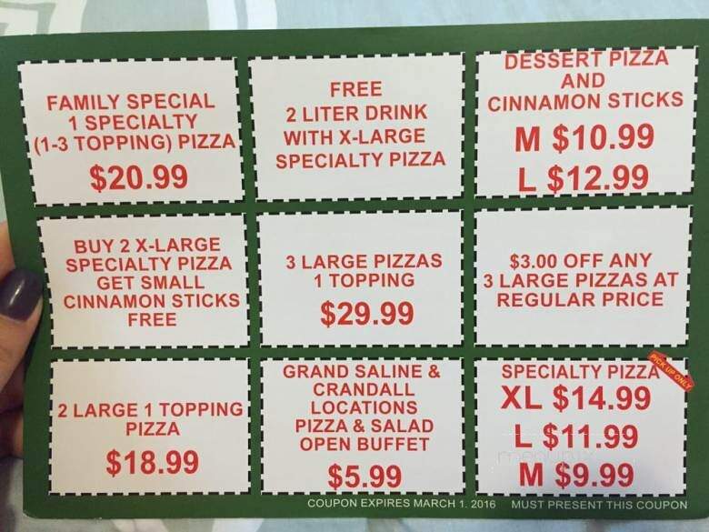 Milano's Pizza - Grand Saline, TX