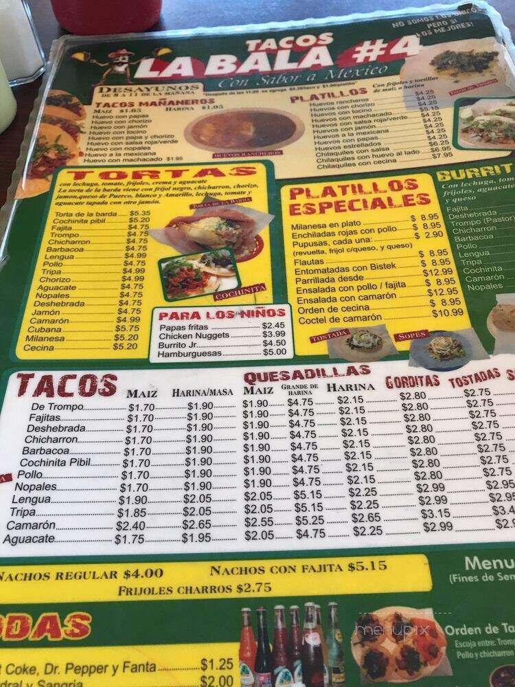 Tacos La Bala - Katy, TX