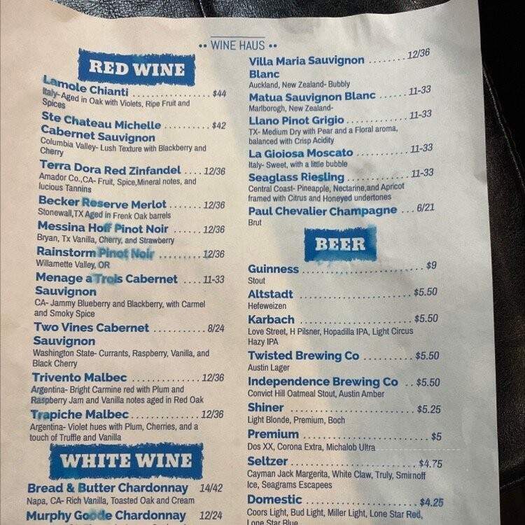 Wine Haus - Flatonia, TX