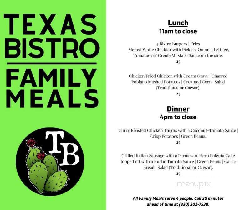 Texas Bistro at Park View - New Braunfels, TX