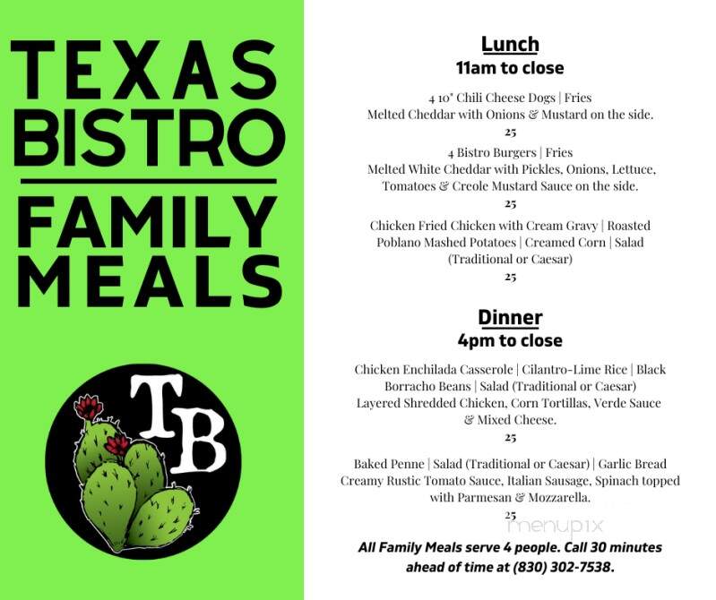 Texas Bistro at Park View - New Braunfels, TX