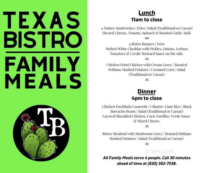 Texas Bistro at Park View - New Braunfels, TX