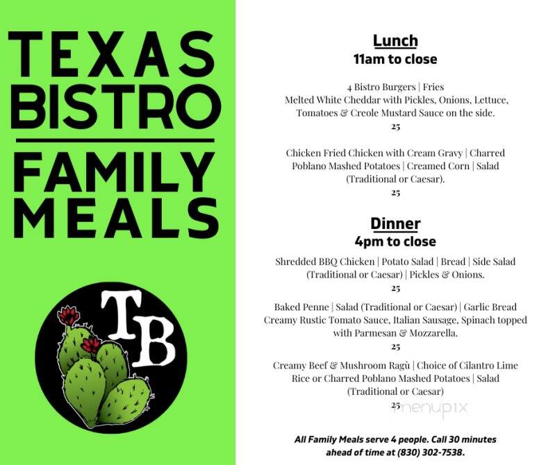 Texas Bistro at Park View - New Braunfels, TX