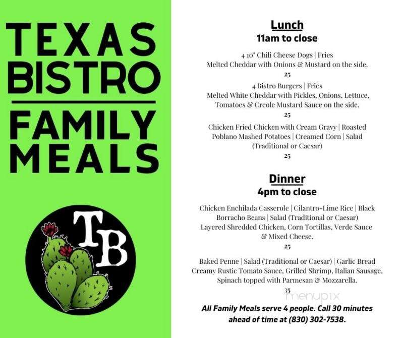 Texas Bistro at Park View - New Braunfels, TX