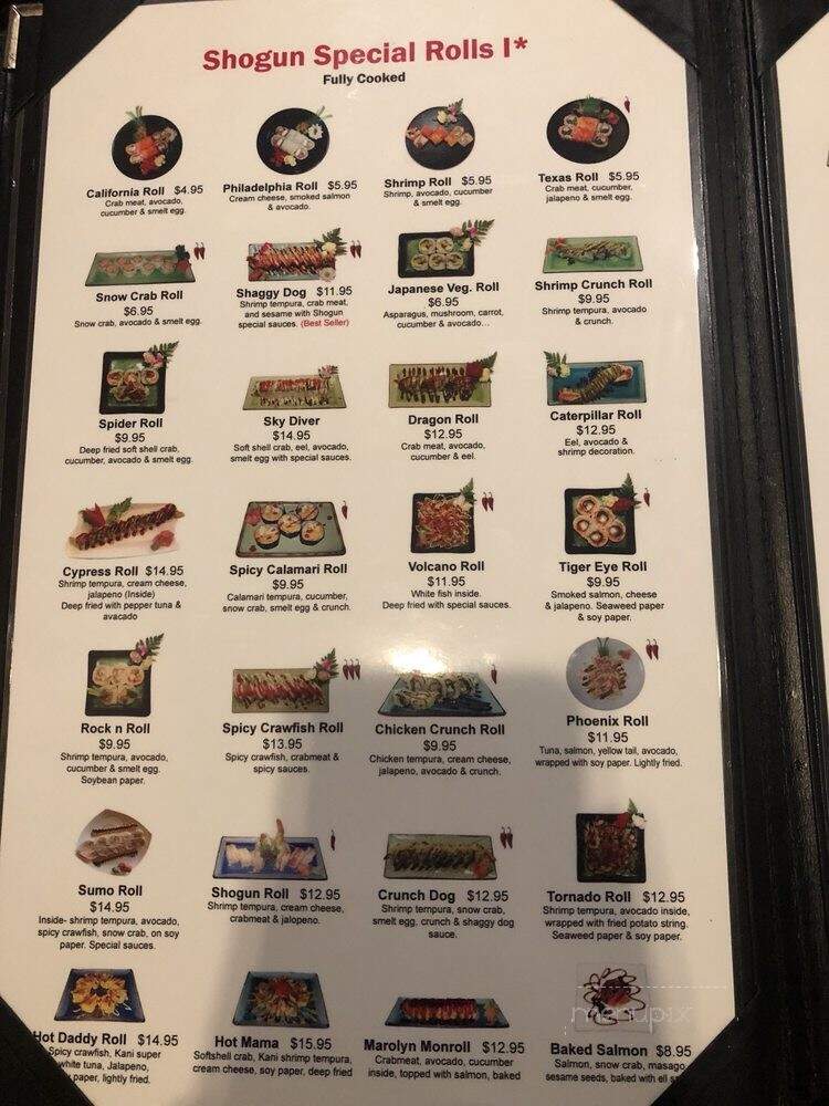 Shogun Japanese Grill & Sushi Bar - Katy, TX