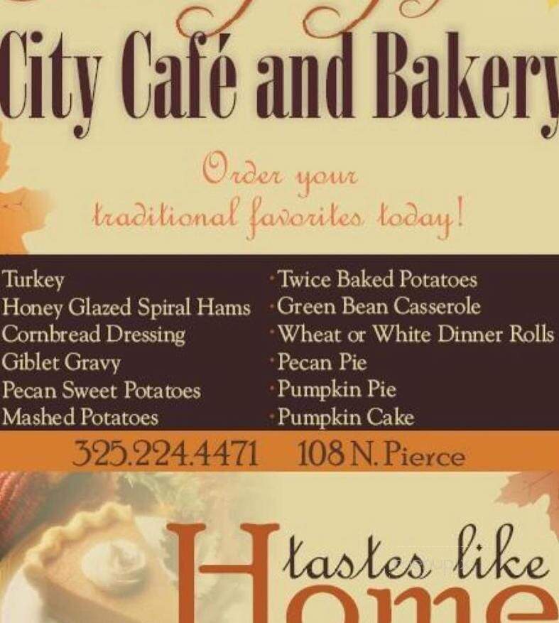 City Cafe & Bakery - San Angelo, TX