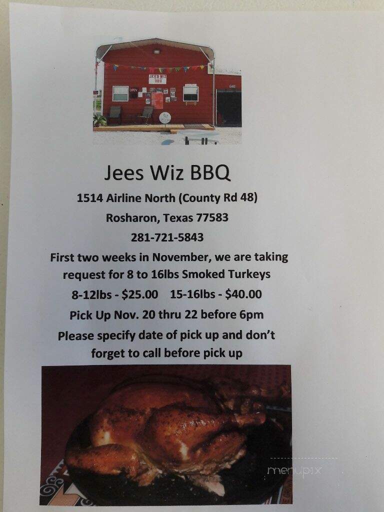 Jees Wiz BBQ - Rosharon, TX