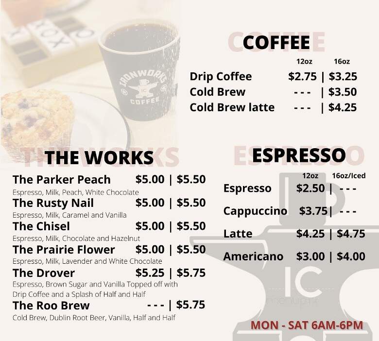 Ironworks Coffee - Weatherford, TX