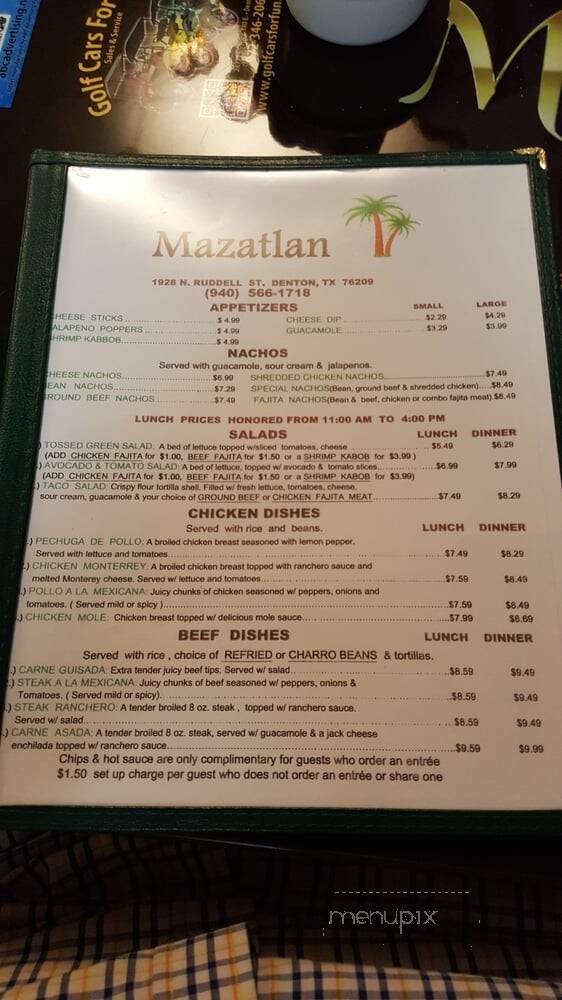 Mazatlan Restaurant - Denton, TX