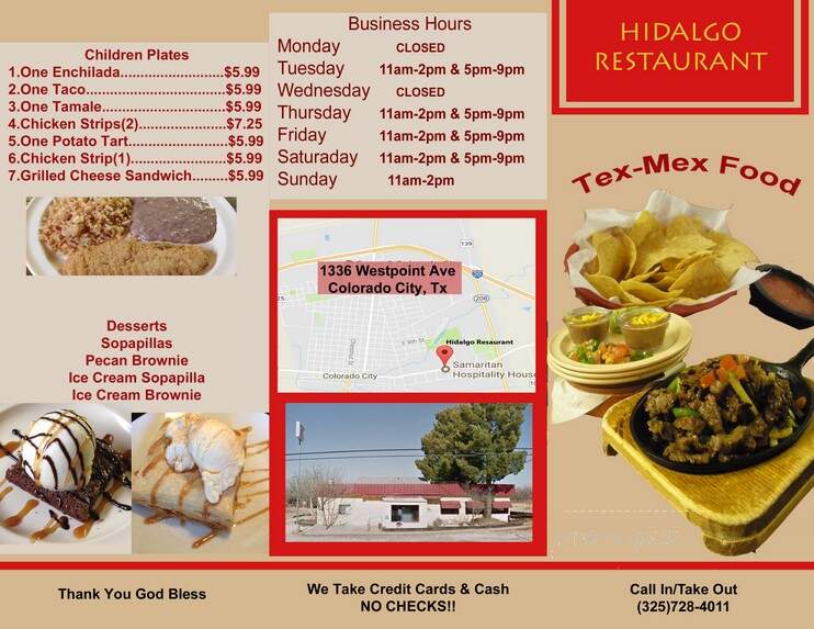 Hidalgo Restaurant - Colorado City, TX