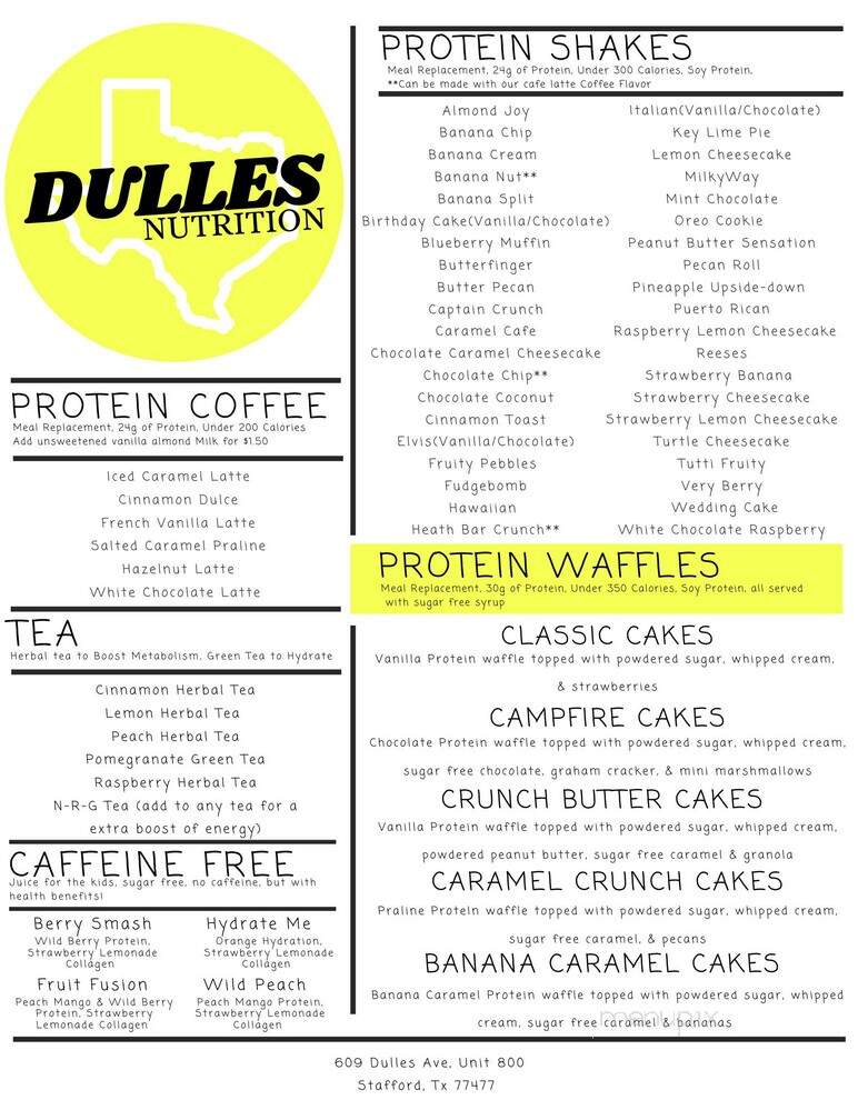 Dulles Nutrition - Stafford, TX