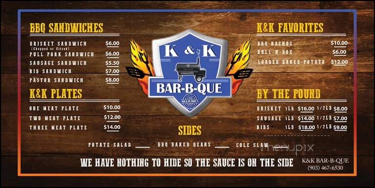 K&K Bar-B-Que - Corsicana, TX