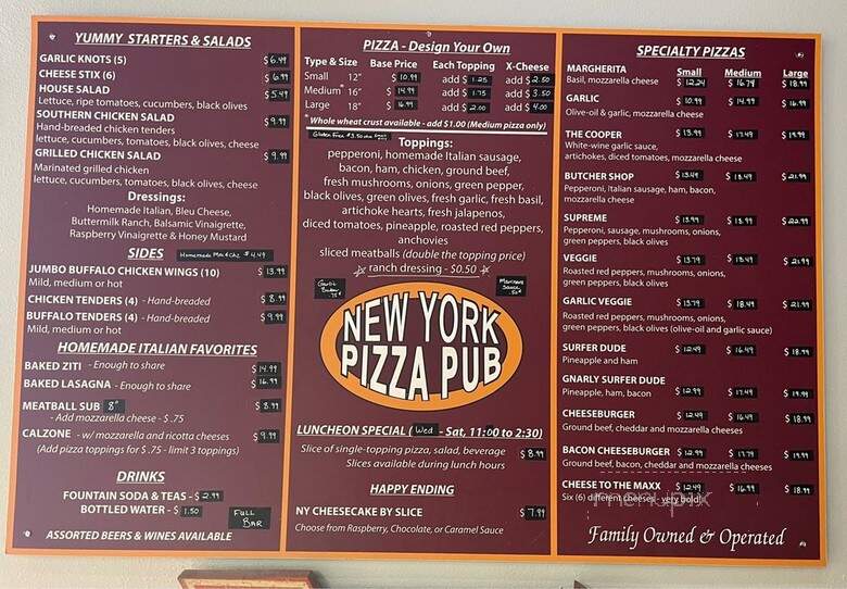 New York Pizza Pub - New Braunfels, TX