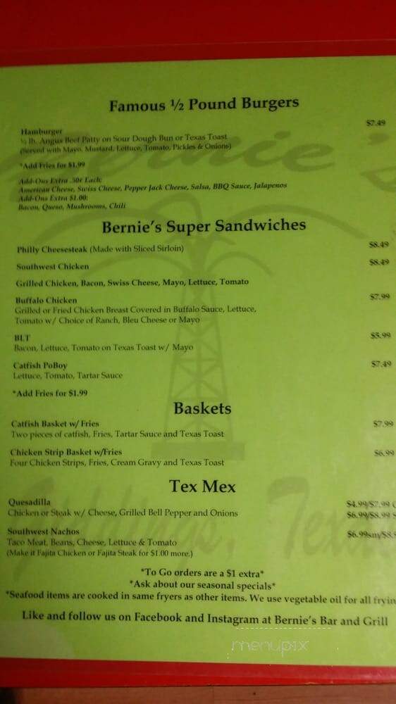 Bernie's - Giddings, TX