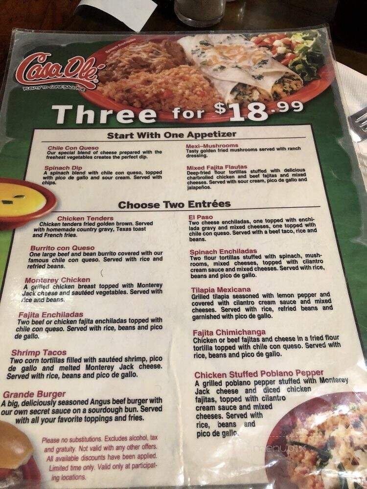 Casa Ole' Mexican Restaurant - Lufkin, TX