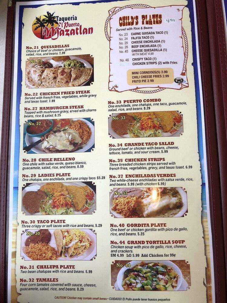 Puerto De Maztlan Taqueria - Mathis, TX