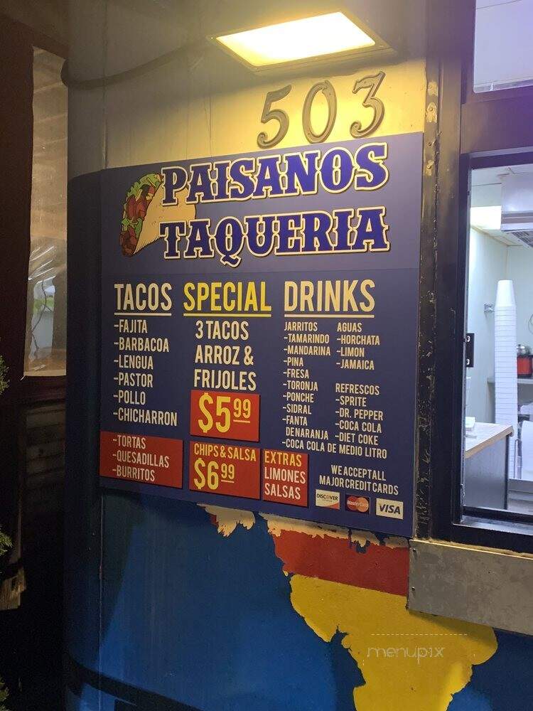 Paisanos Taqueria - Lewisville, TX