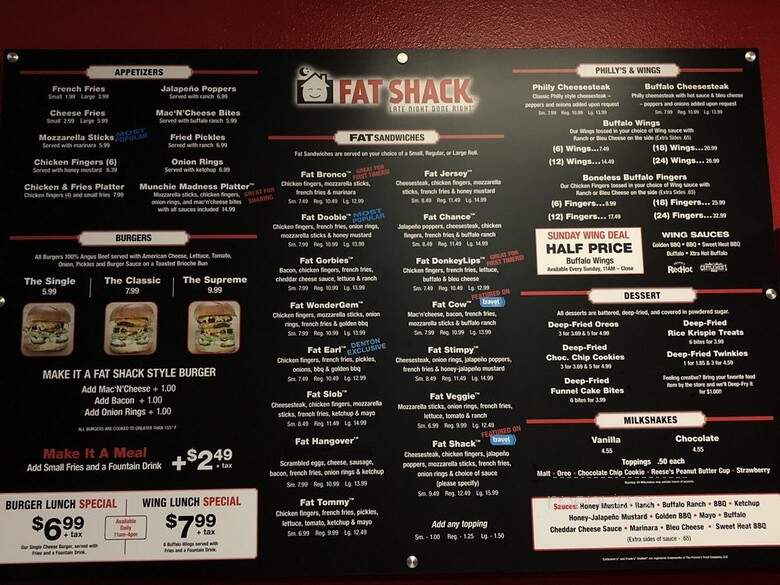 Fat Shack - Denton, TX