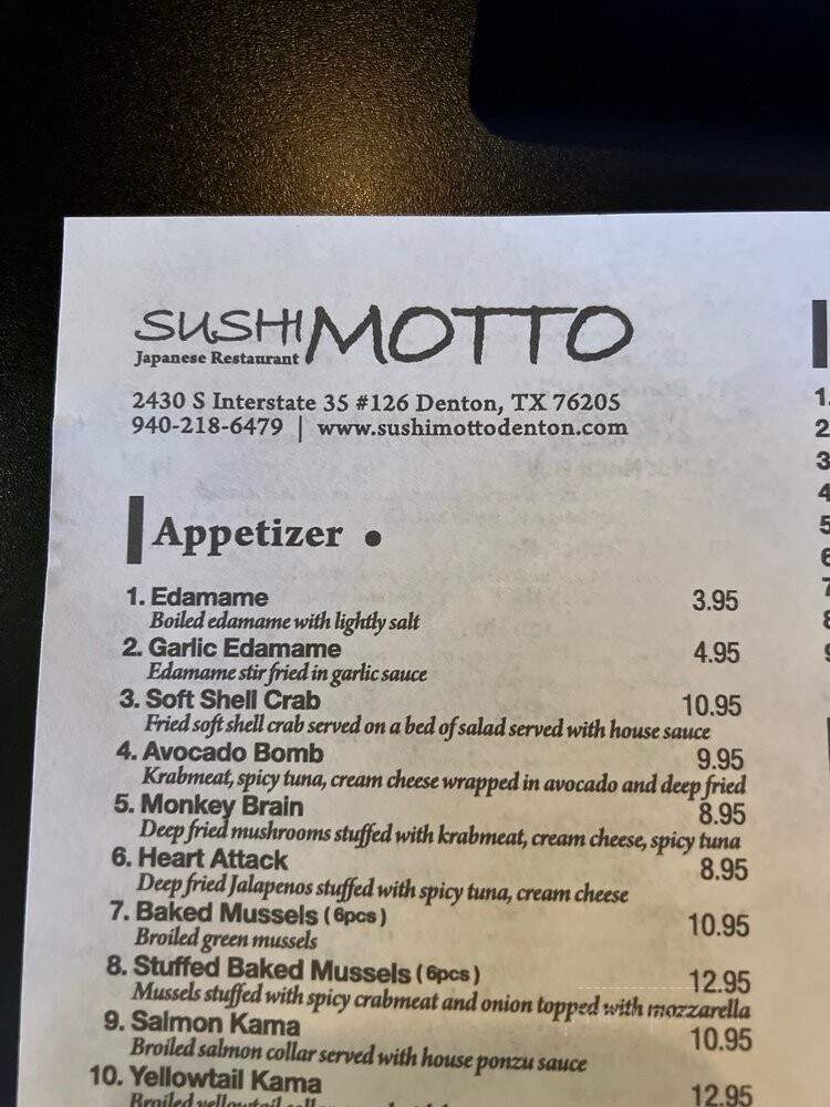 Sushimotto - Denton, TX