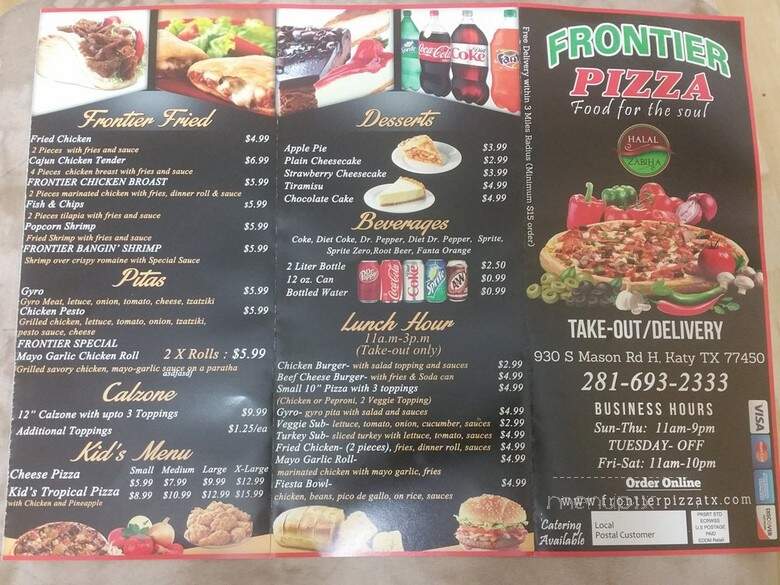 Frontier Pizza - Houston, TX