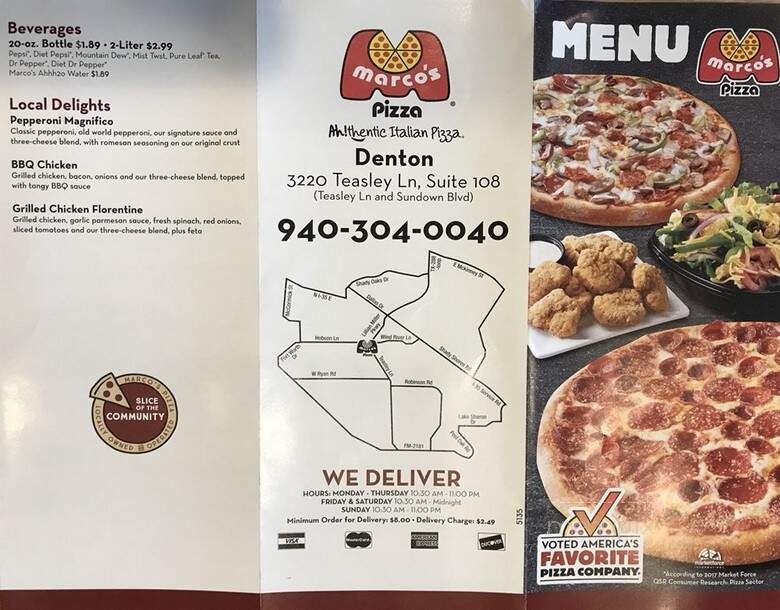 Marco's Pizza - Denton, TX