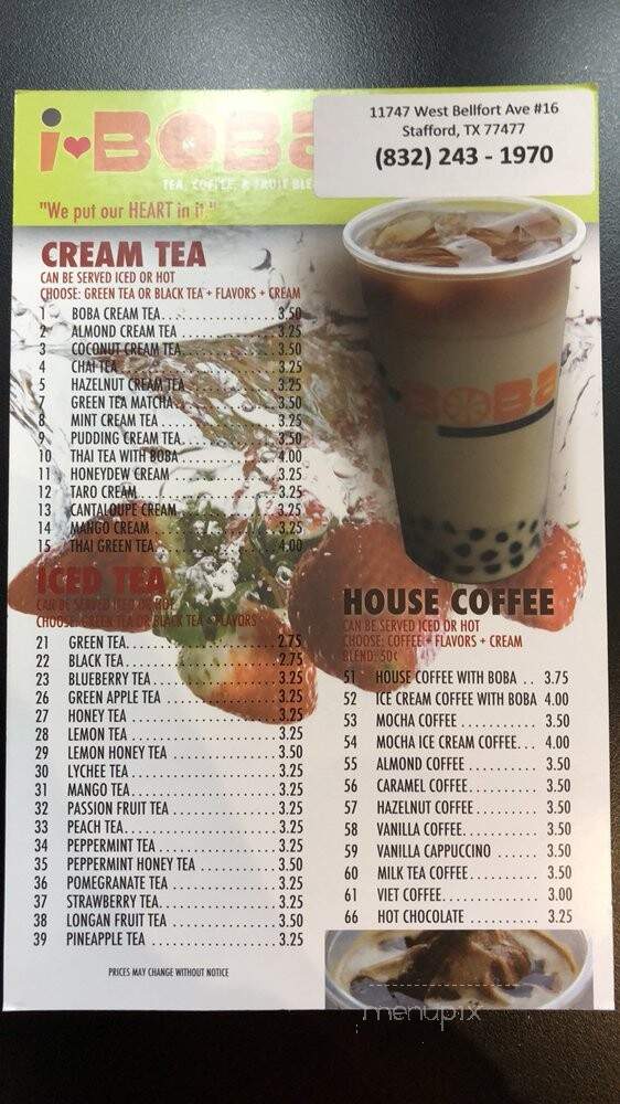 I Heart Boba - Stafford, TX