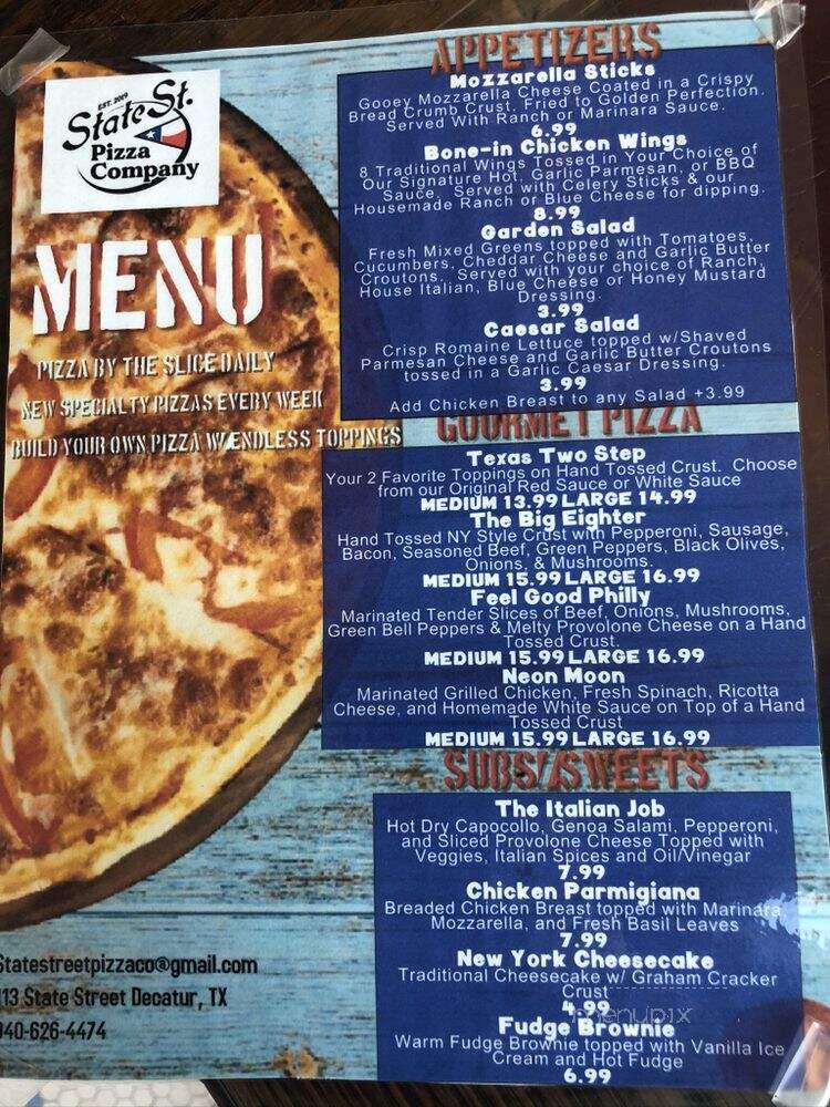 State Street Pizza - Decatur, TX