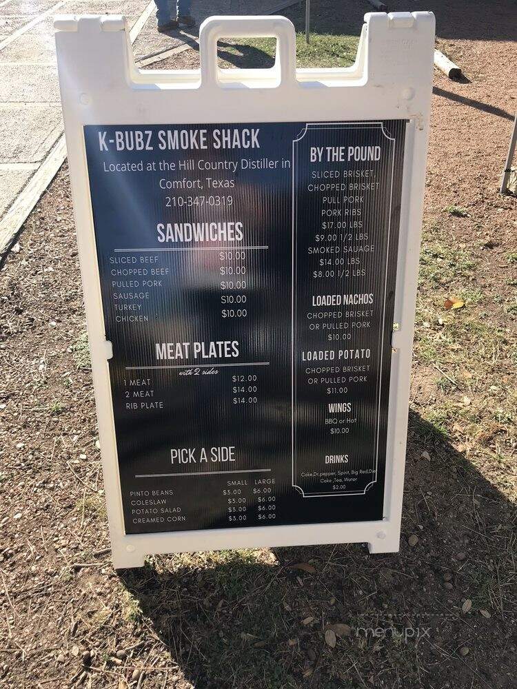 Kbubz Smoke shack - Comfort, TX