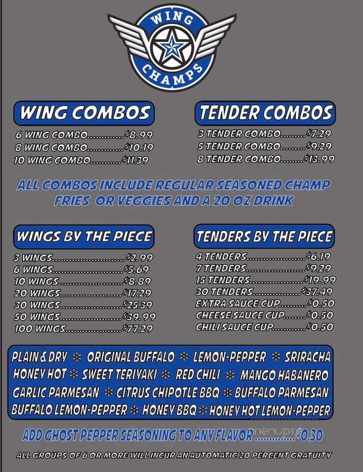 Wing Champs - Raymondville, TX