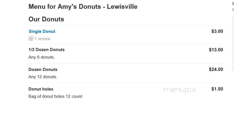 Amy's Donuts - Lewisville, TX