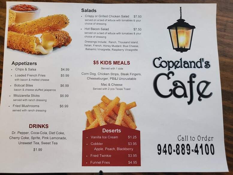 Copeland's Cafe - Seymour, TX