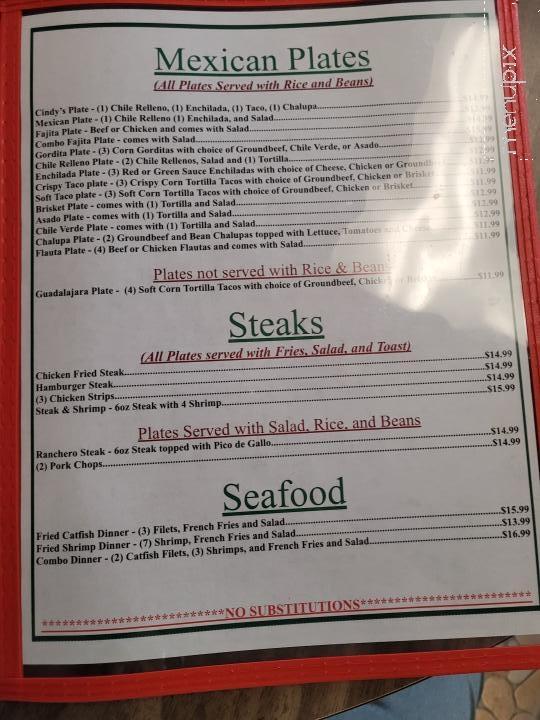 Cindy's Restaurant - Monahans, TX