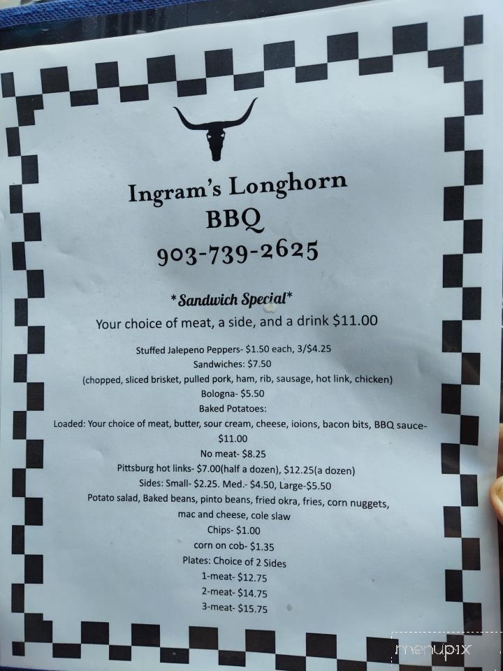 Longhorn Barbque - Paris, TX