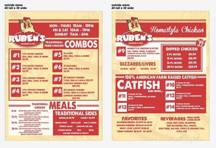 Ruben's Chicken & Fish - Lufkin, TX