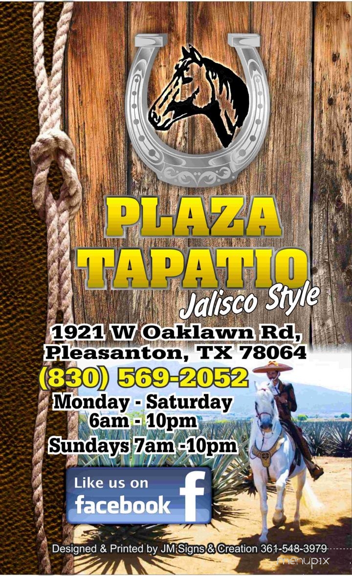 Plaza Tapatio Mexican Grill - Pleasanton, TX