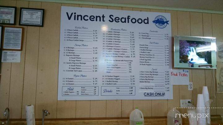 Vincent Seafood - Jacksonville, TX