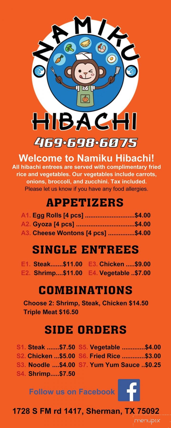 Namiku Hibachi - Sherman, TX