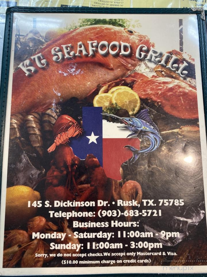 KT Seafood Grill - Rusk, TX