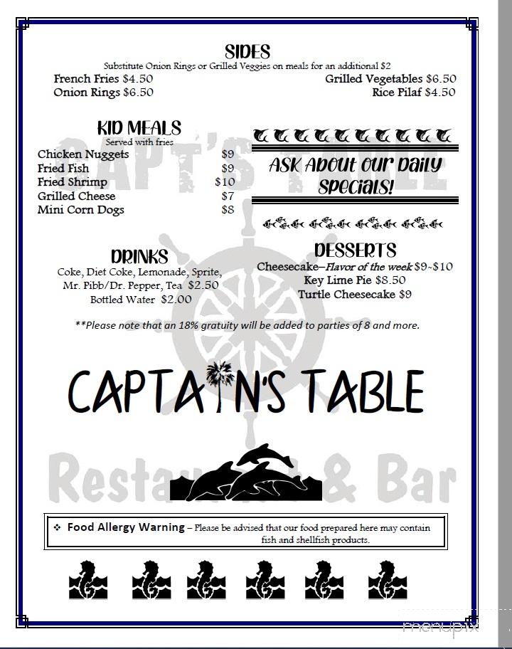 Captains Table Restaurant and Bar - Freeport, TX