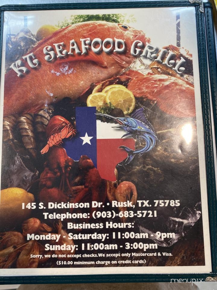 KT Seafood Grill - Rusk, TX