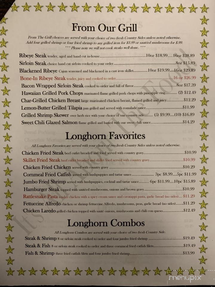 Longhorn Grill - Carthage, TX