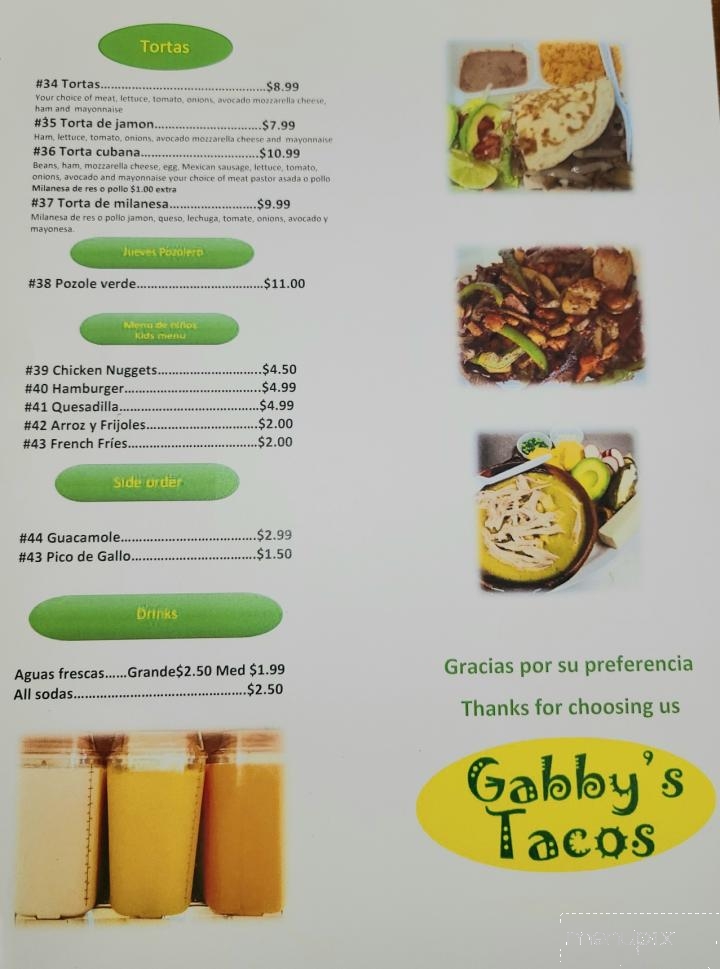 Gabby's Tacos - Mount Pleasant, TX