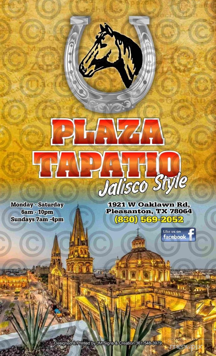 Plaza Tapatio Mexican Grill - Pleasanton, TX