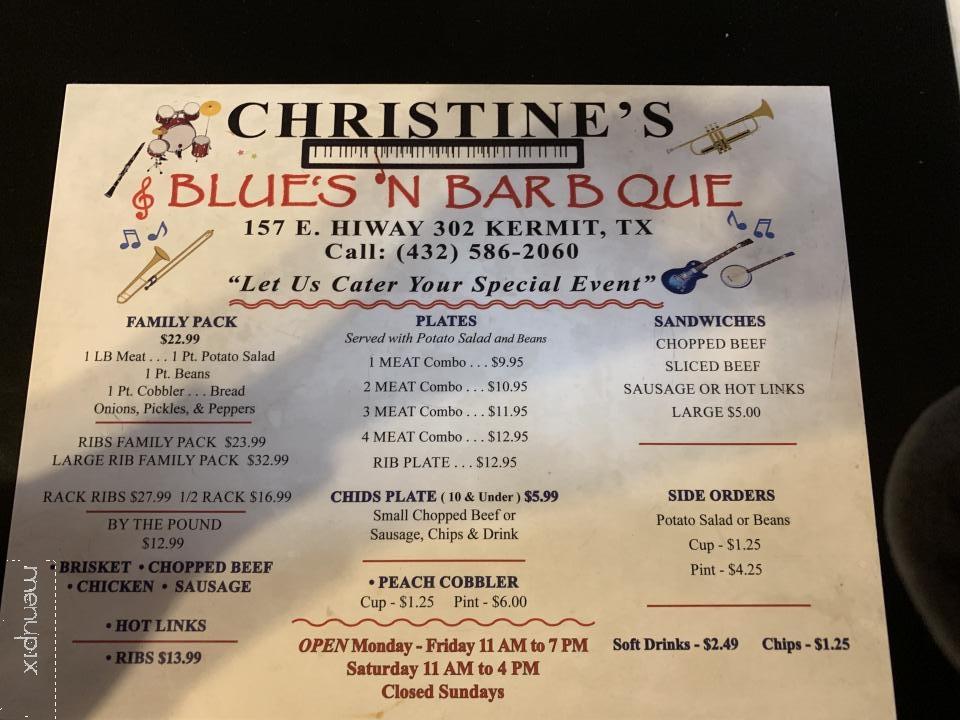 Christine's Blues & Barbeque - Kermit, TX