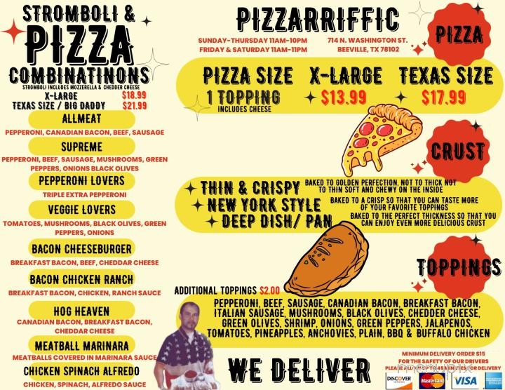 Pizzarriffic - Beeville, TX