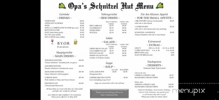 Opa's Schnitzel Hut - Harker Heights, TX